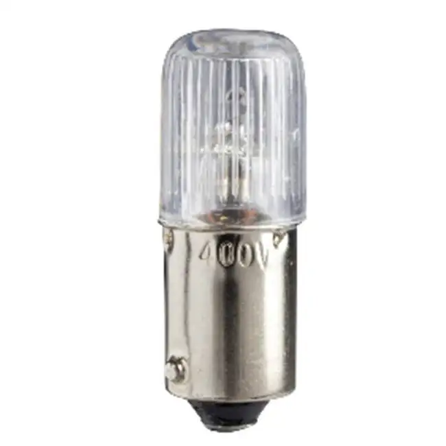 Schneider quality push button 24 V AC/DC LED bulb with BA9s base orange