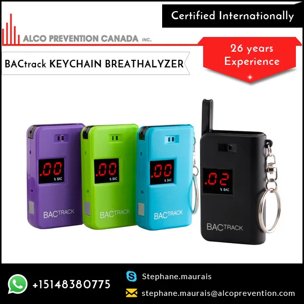 Digital LCD Display Breath Alcohol Tester Breathalyzer Audible Alert
