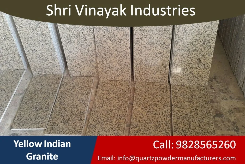 Высококачественный индийский Хрустальный желтый гранит