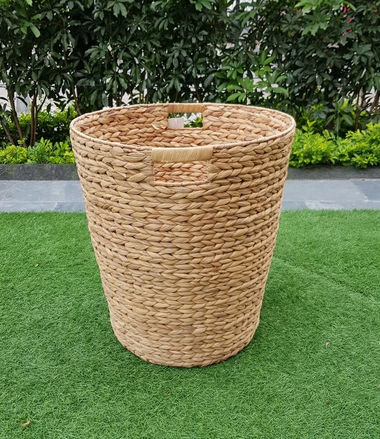 100% natural high quality water hyacinth storage baskets made in Vietnam