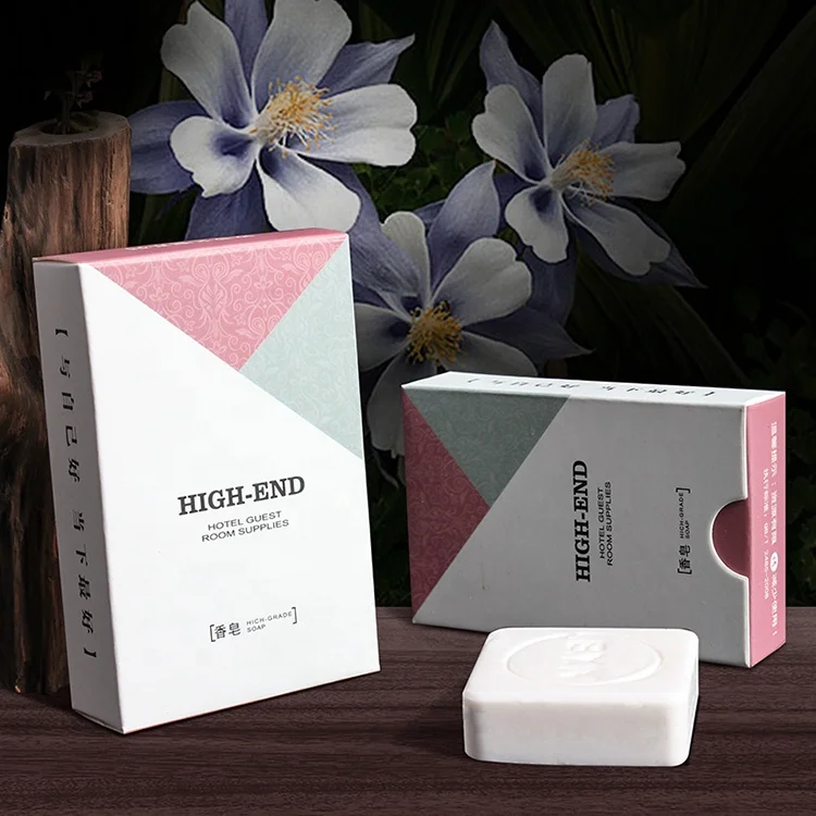 Recycle Handmade Small Square Brown Kraft Packaging Paper Soap Box