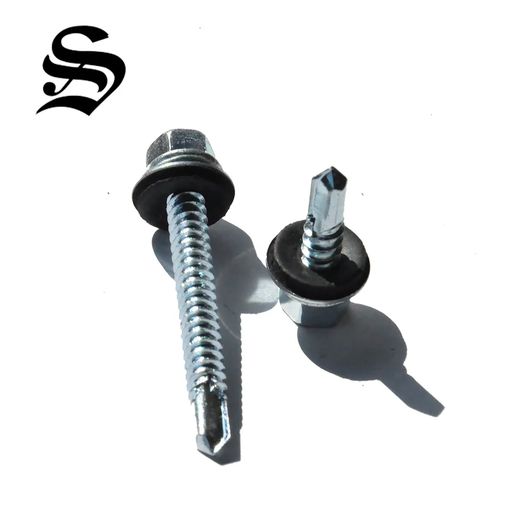 Сделано в Тайване самосверливающийся Водонепроницаемый винт с резиновой шайбой