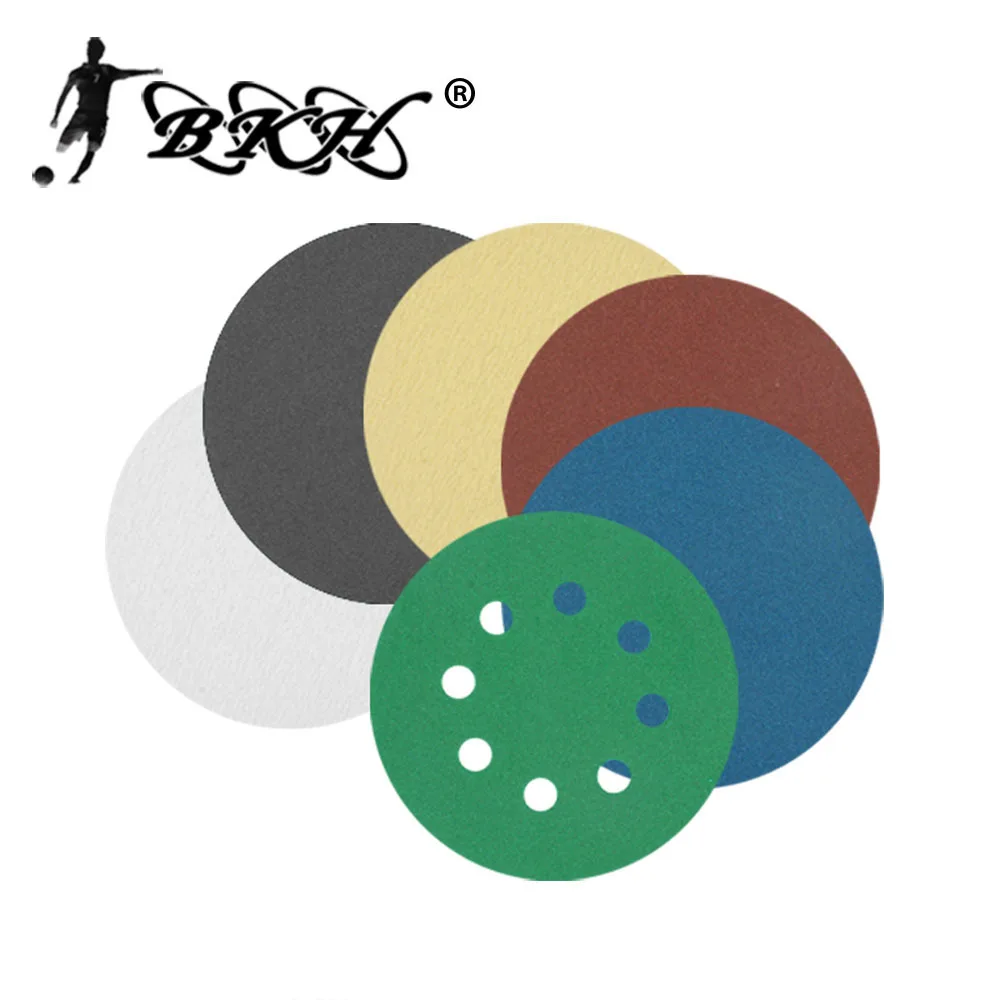 BKH Yellow Color Sanding Disc For Power Tool Sanding Paper Abrasive Disc Sand Paper