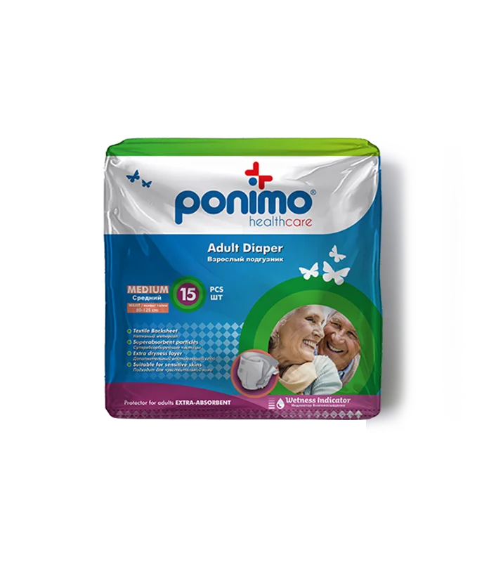 
Ponimo High Quality Adult Diaper Medium 15s Turkey 