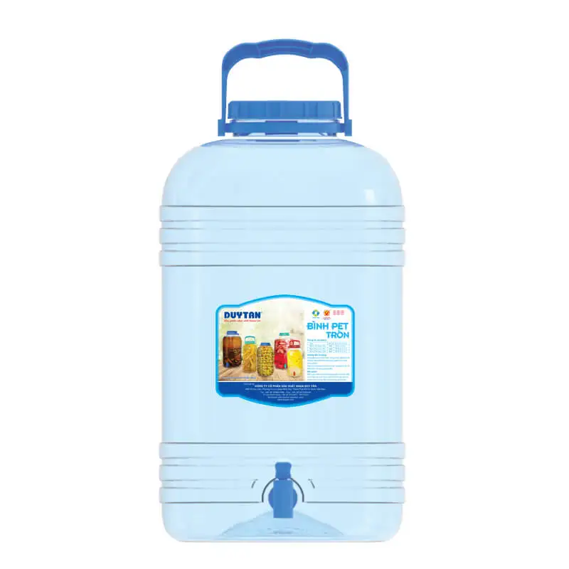 
2018 water bottle PET bottle 10L 15L 20L with handle BPA Free plastic drinking water bottle can contain tomatoes sauce 