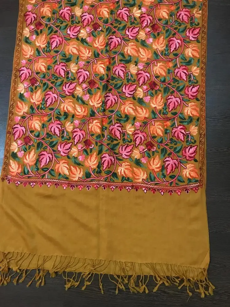kashmir Embroidery Scarf Shawls and stoles