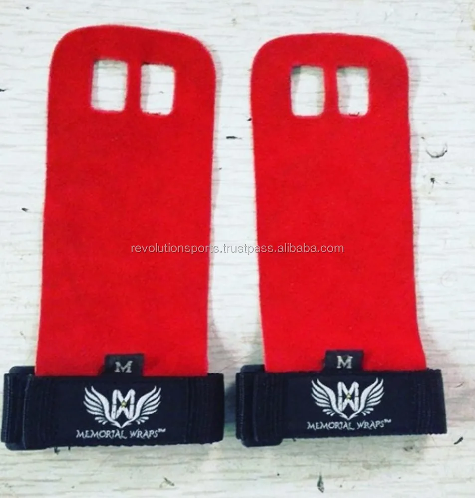 Exotic Leather Anti-Slip Leather Crossfit grips for workout/Palm protector 2018 best seller