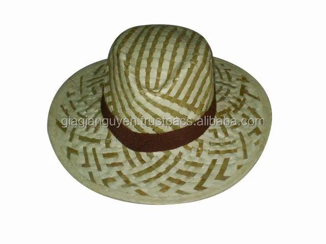 100% NATURAL STRAW HAT, PALM LEAF HAT, SEAGRASS HAT FROM VIETNAM