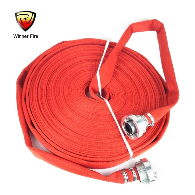 Red 1 Inch Fire Hose with Storz Coupling