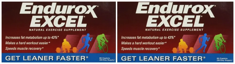
High Quality Endurox Excel 60 Caplets Endurance Supplement 