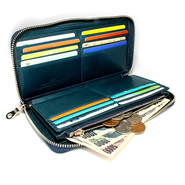 
[ TOCHIGI LEATHER ] Zip Around Long Wallet italy leather wallet men 