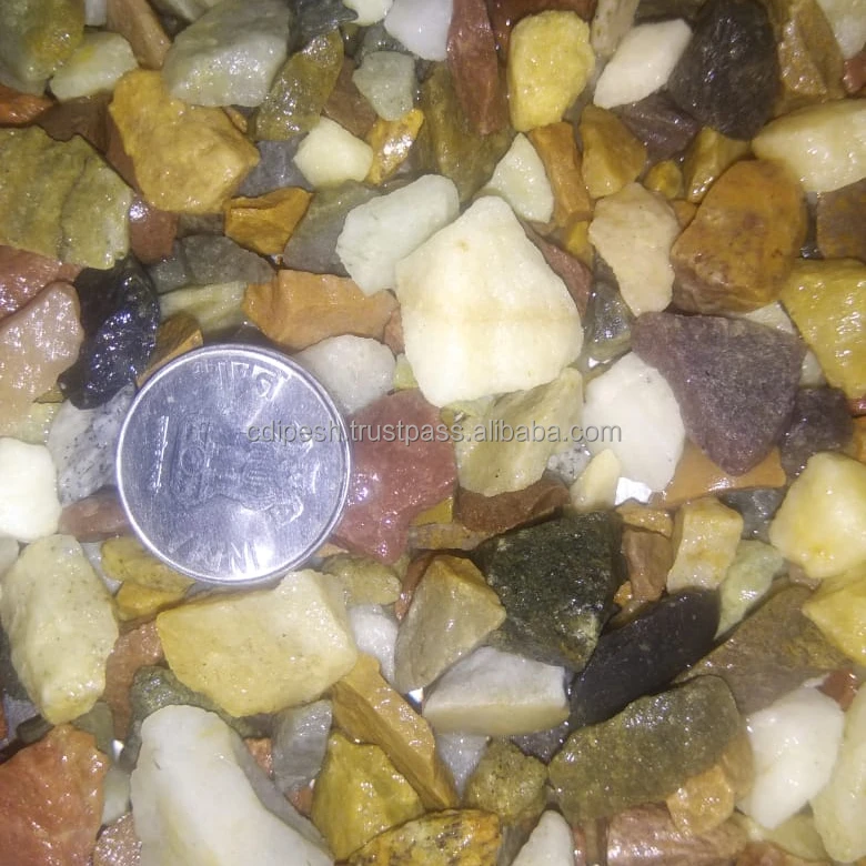 cheap price natural mix color gravel or chips or aggregate wholesaler
