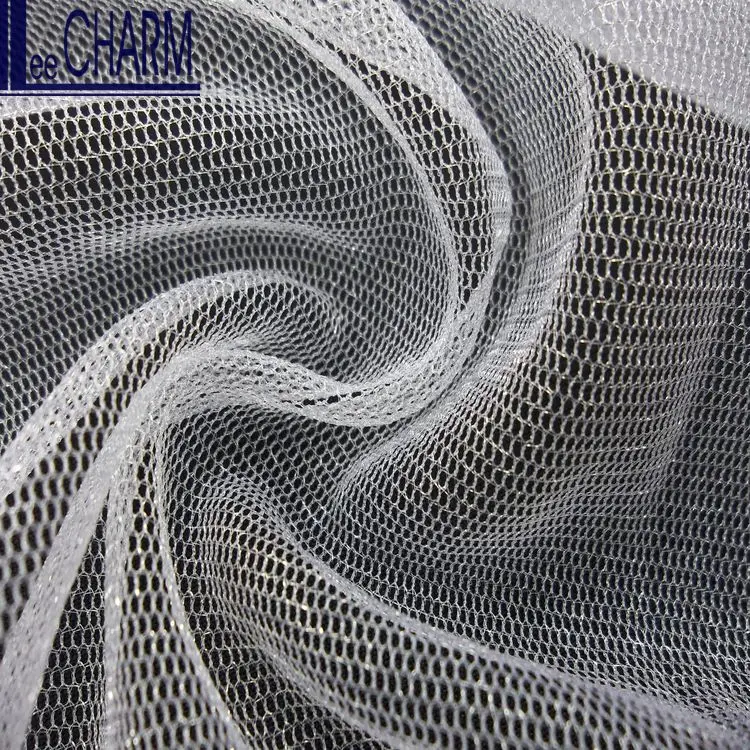 LCSH511W 30D 34gsm High Quality Nylon Tulle Fabric Mesh