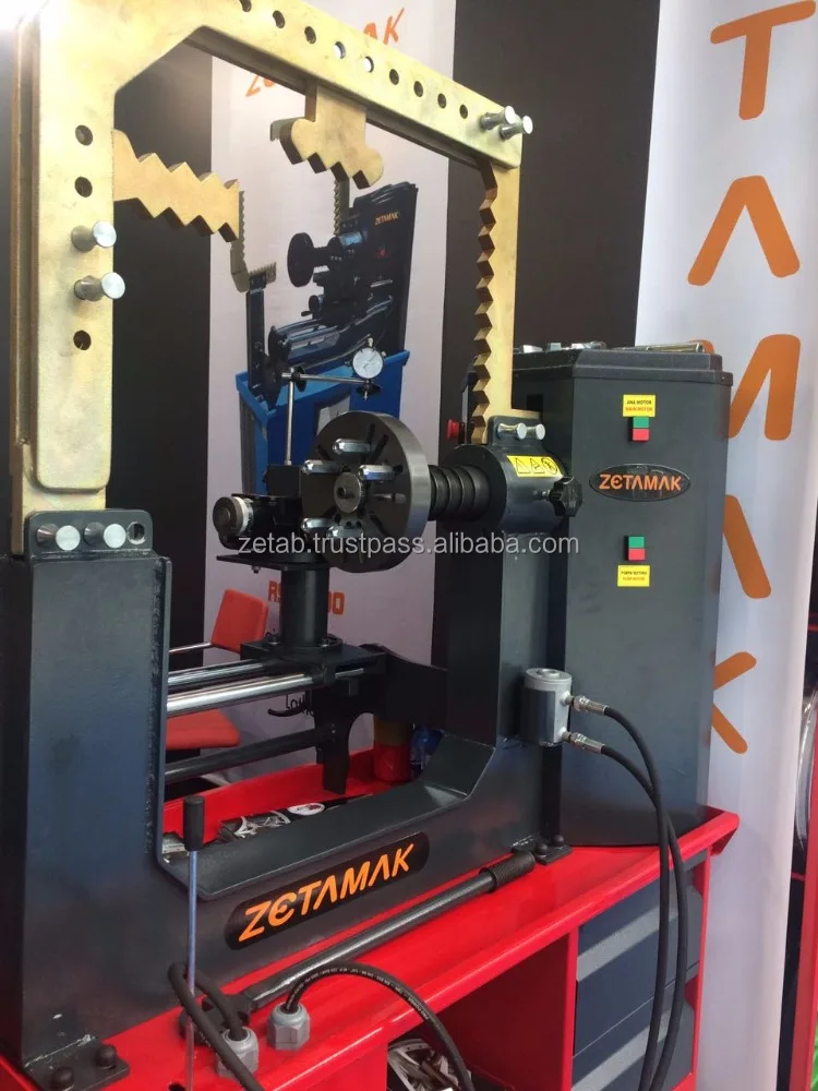 
Rim Straightening Machine with Lathe System + SUS 