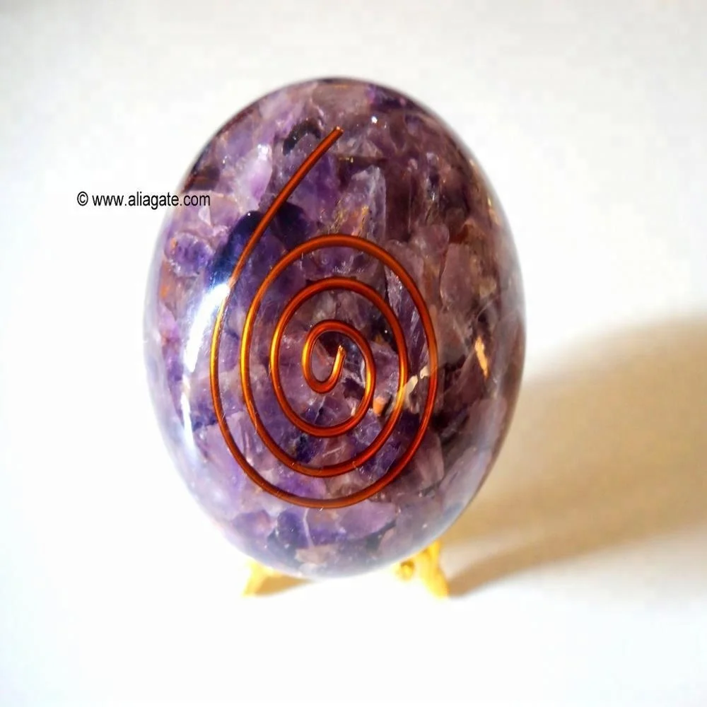Amethyst Agate Orgone Sphere/Balls