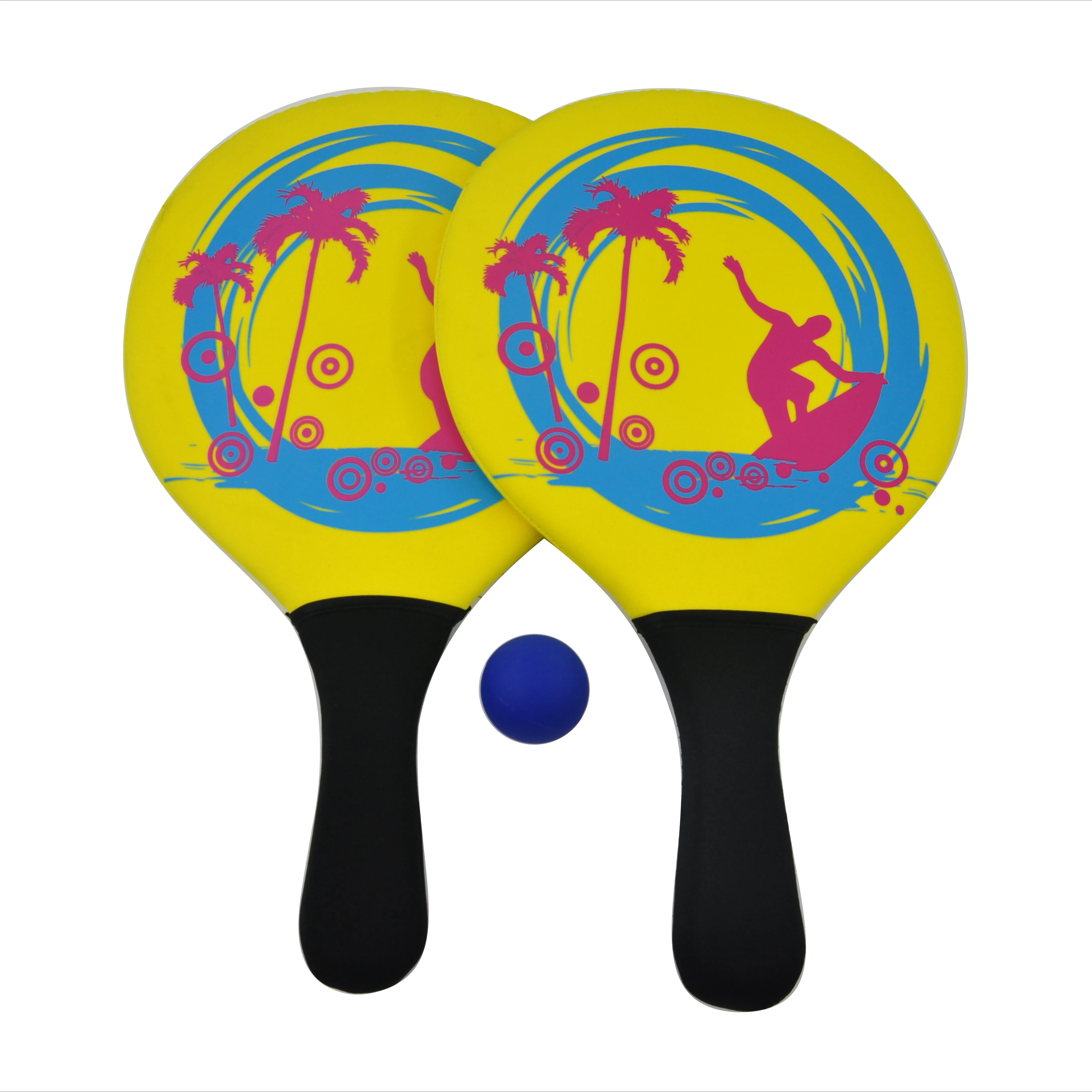 neoprene bat pool soft tennis racket bats Throw Catch Bat Ball beach tennis set