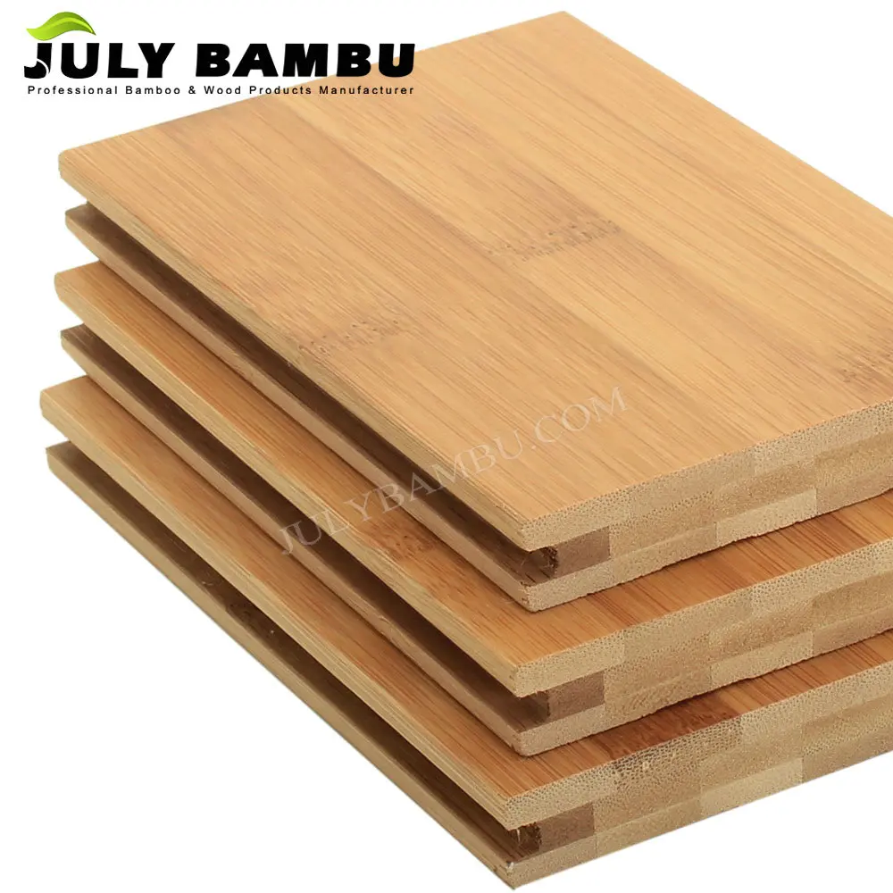 
High Density Bamboo Material Make 15mm Bamboo Flooring Carbonized Horizontal Bamboo Wood Floor for Indoor 