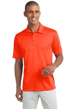 Port Authority Silk Touch Performance Polo Shirt - made from 100% polyester double knit with PosiCharge technology