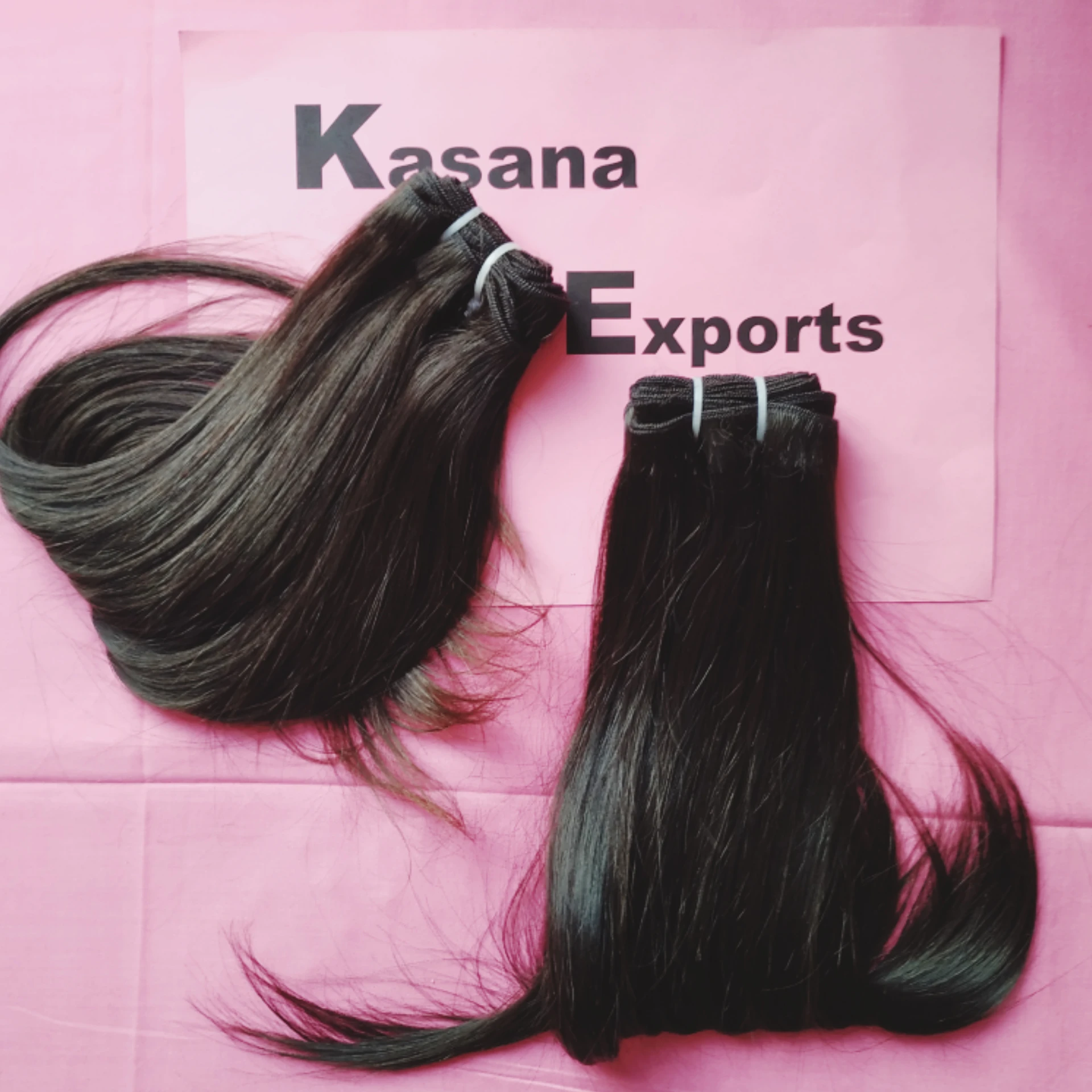 
Unprocessed Indian Bodywave temple human hair Kasana Exports India 