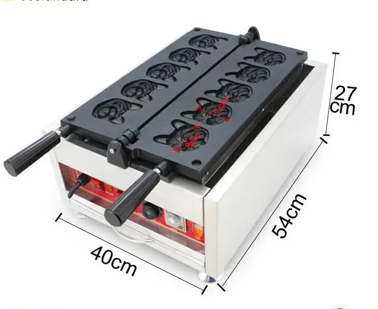 Taiwan Snack Food Bulldog Waffle Machine