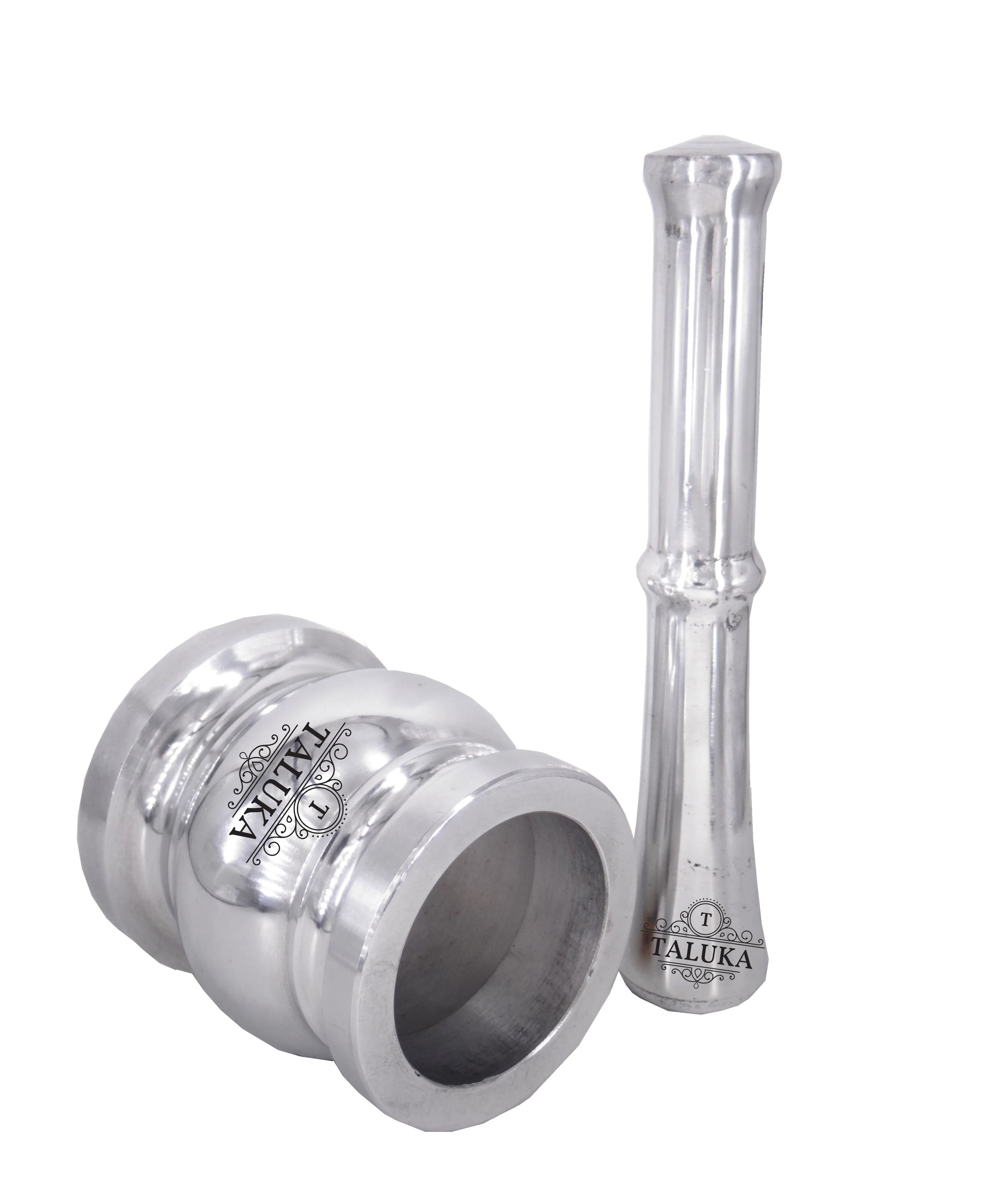 Best Selling Solid Handi Design Aluminium Mini Mortar And Pestle Set
