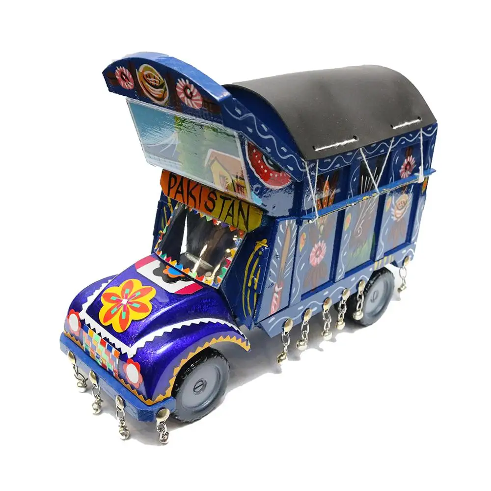 Pakistani  Wooden fancy truck  All work done on the wooden truck is handmade and real truck art.