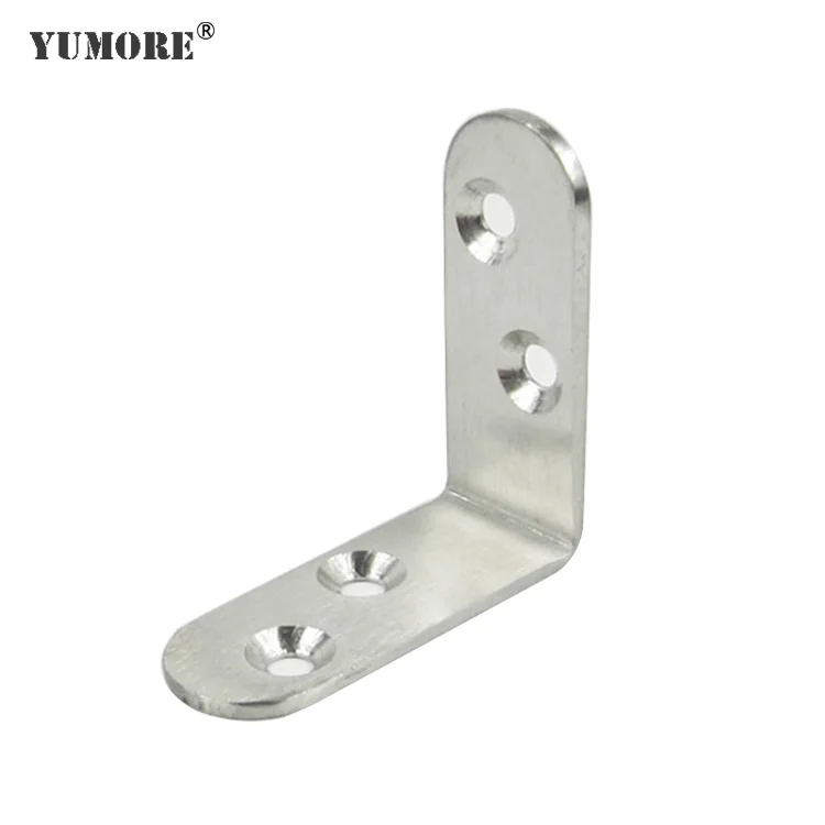 Building hardware angle reinforced frame steel bracket for wood metal corner triangle shelf bracket