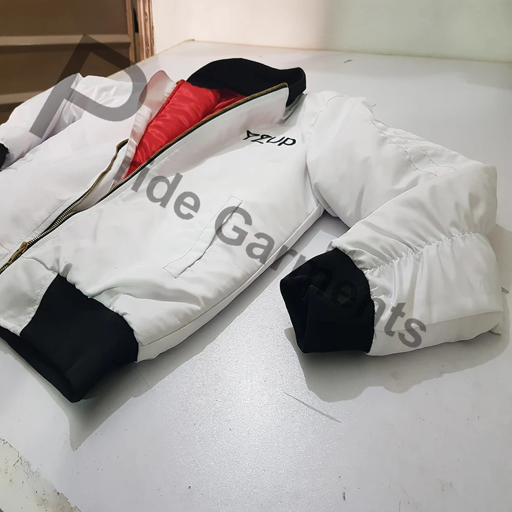 
Wholesale Thicken MA1 Mens Bomber Jacket NASA Pilot Brand Clothing Windproof 