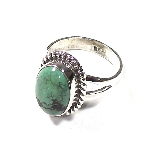 Three stone 925 sterling silver ring tibetan turquoise handmade top quality spring summer fashion gemstone wholesale rings