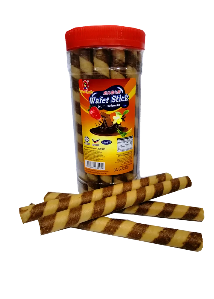 Вафельная палочка со вкусом шоколада, 200 г