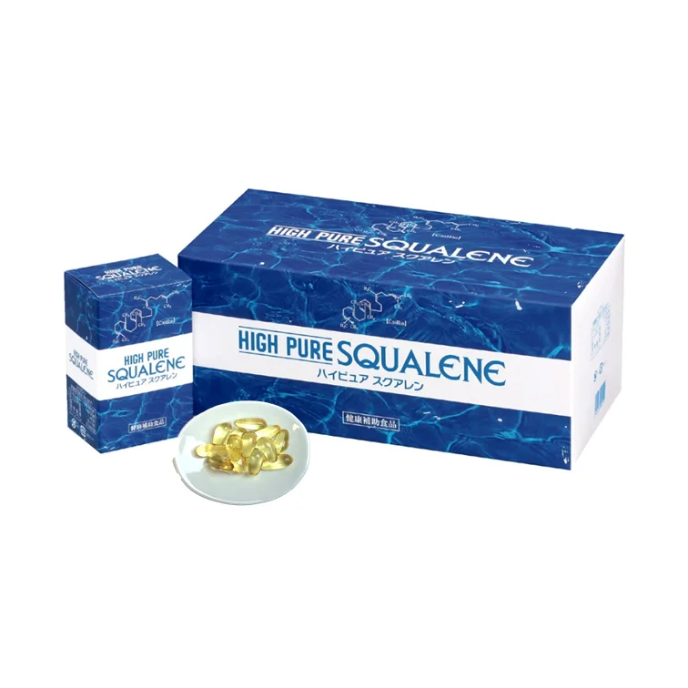 Pure quality 99.9% fish oil Squalene capsules Made in Japan, enhancement of immunity, effective to hangover