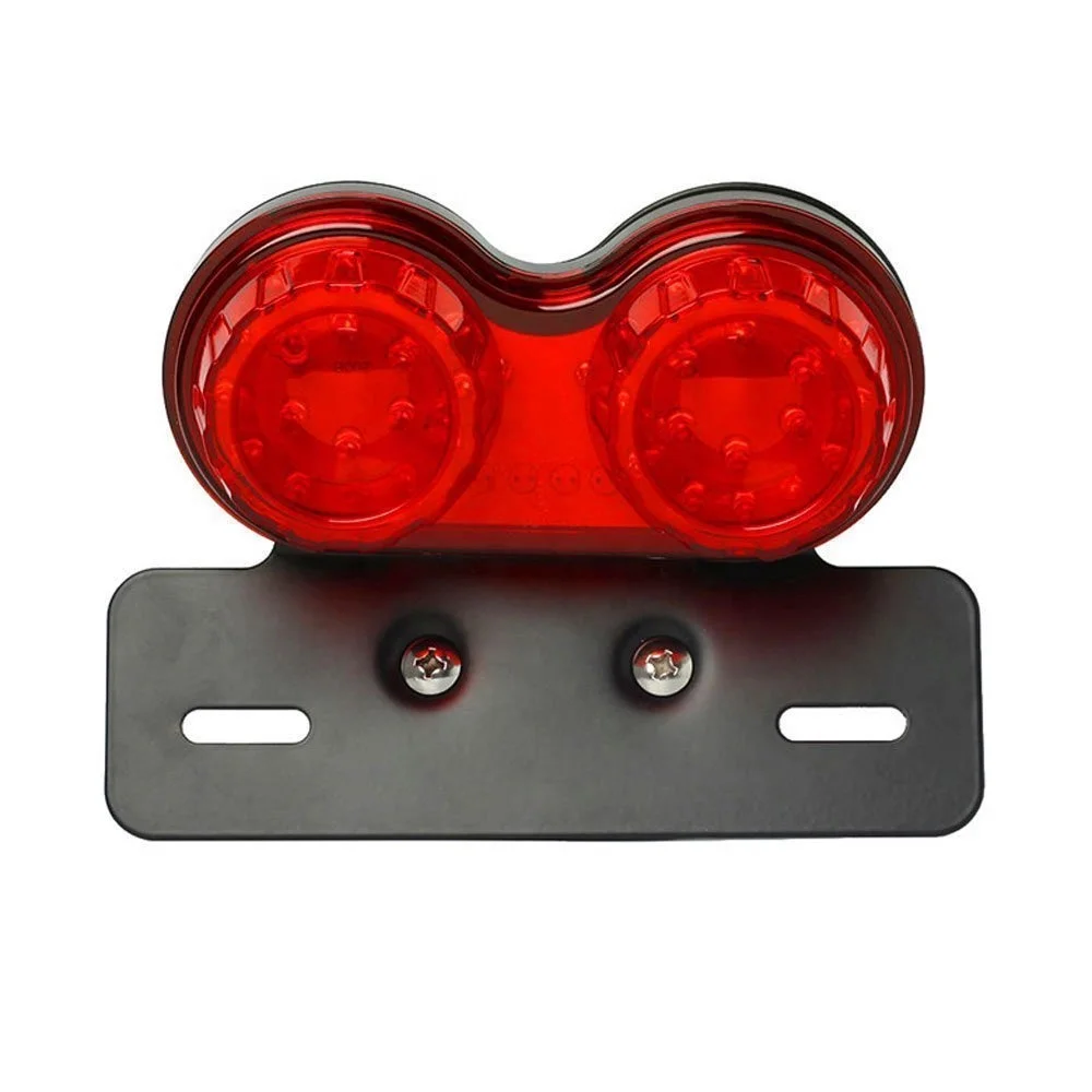 40 Вт мотоциклетный задний фонарь светодиодный сигнал поворота Стоп-сигнал с кронштейном номерного знака для Harley для Honda Для Yamaha для Suzuki