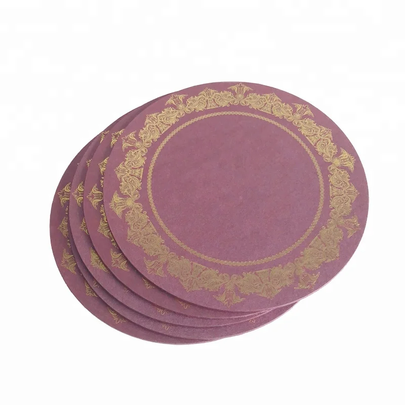 Wholesale Cake Boards for wedding cake base wood boards MDF with printing custom size