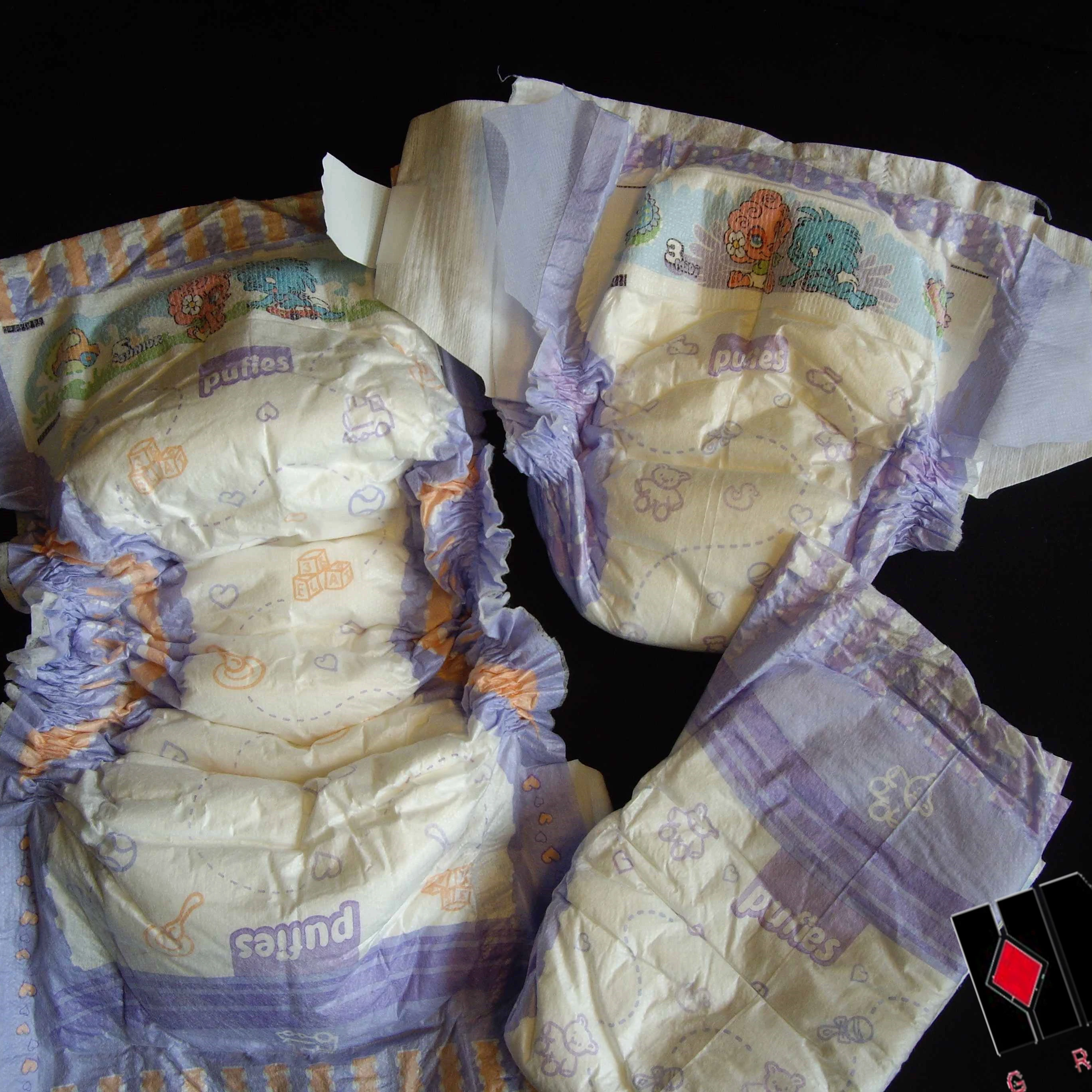 Baby Diapers in bales