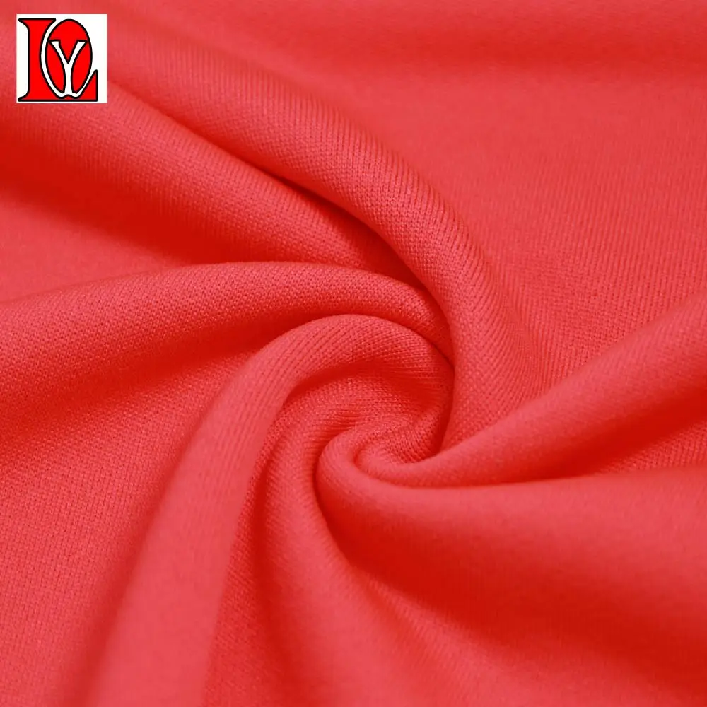 
100% polyester french terry knit fabric with wicking treatment 