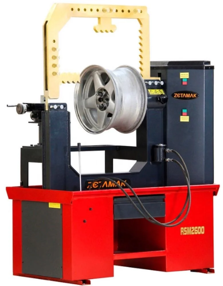 RIM STRAIGHTENING MACHINE SURROUNDING UPPER SUPPORT