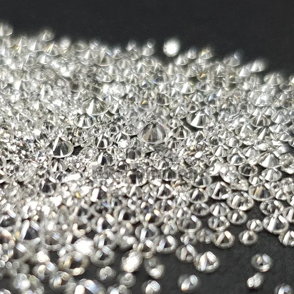 0.07 to 0.13 Ct Natural Brilliant Diamond H I VVS Purity GIA Certified Polished Loose Melee White Color Jewelry Applications
