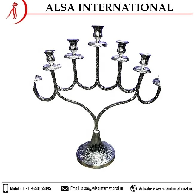 Wholesale suppliers Wholesaler Indian Handicraft Aluminum Candle Holder Buy at Cheapest Price