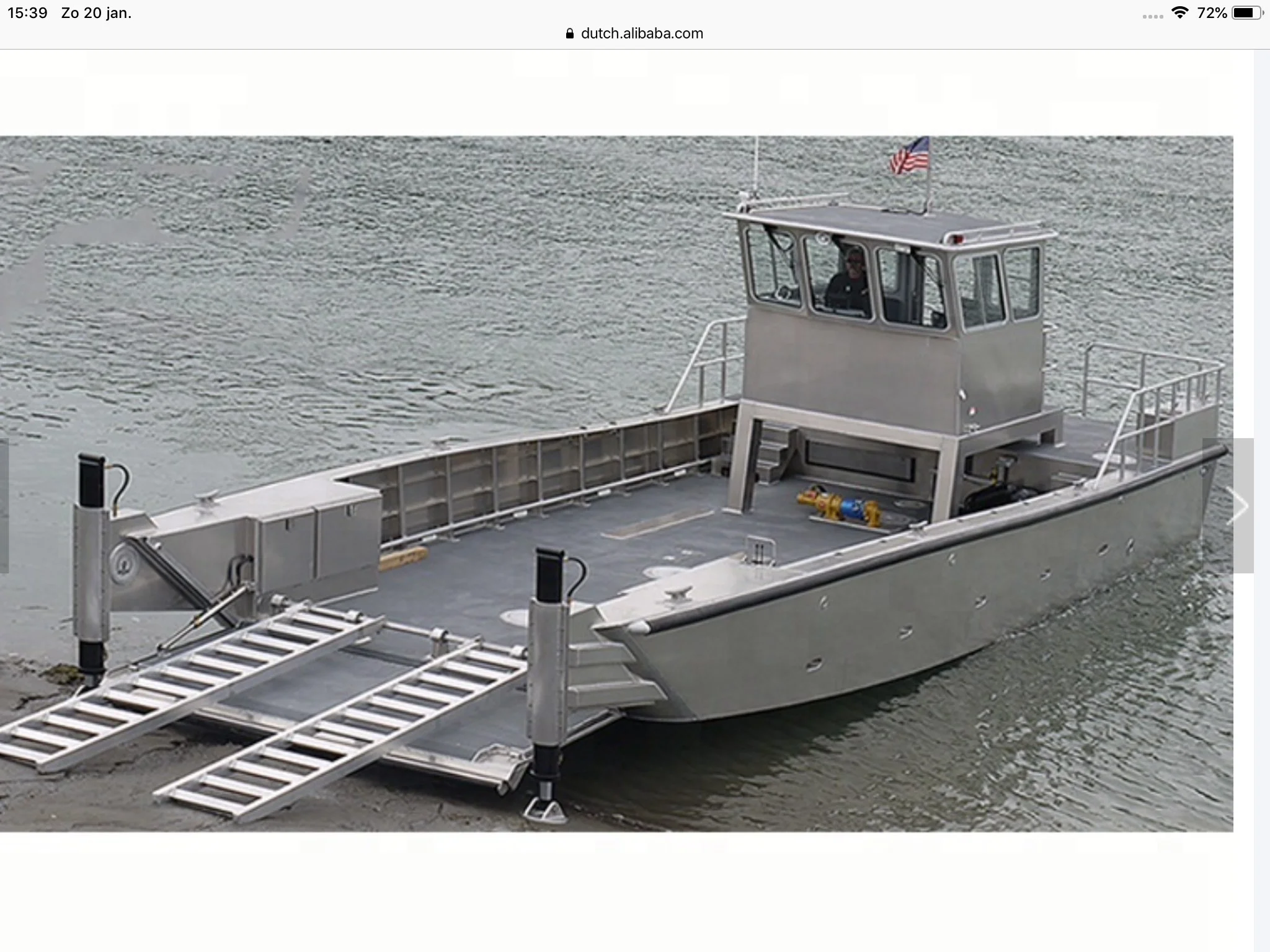 8m plate aluminium boat landing craft for sale australia