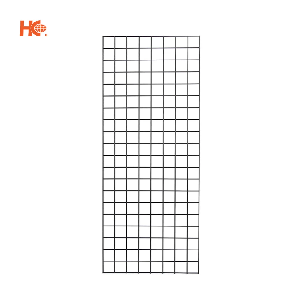 Wall grid organizer display rack