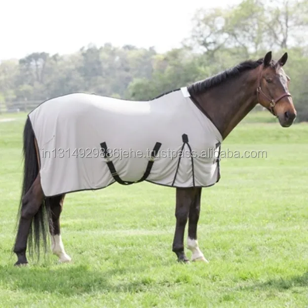 White Cooling Equestrian Summer Blankets Horse Rug