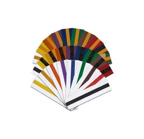 Karate Belts Wholesale Custom Made Cheap 100% cotton karate judo color BJJ belt all color Martial Arts belts available
