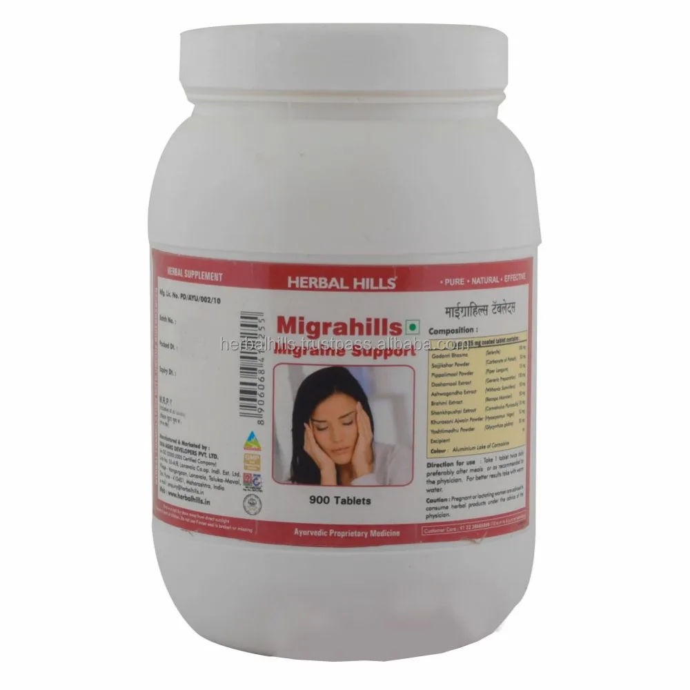 
Migraine, headache, stress, depression, migraine relief medicine Migrahills 
