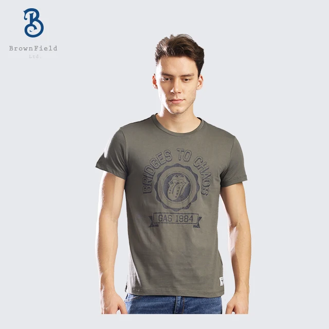 Brended High Quality Product Printed Short Sleeve With Company Logo Running Sport Slim Fit New Design Hip Hop Custom T-shirt