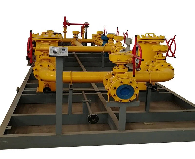 Natural gas pressure regulating and metering station  Natural gas pressure regulating skid Gas pressure reducing station