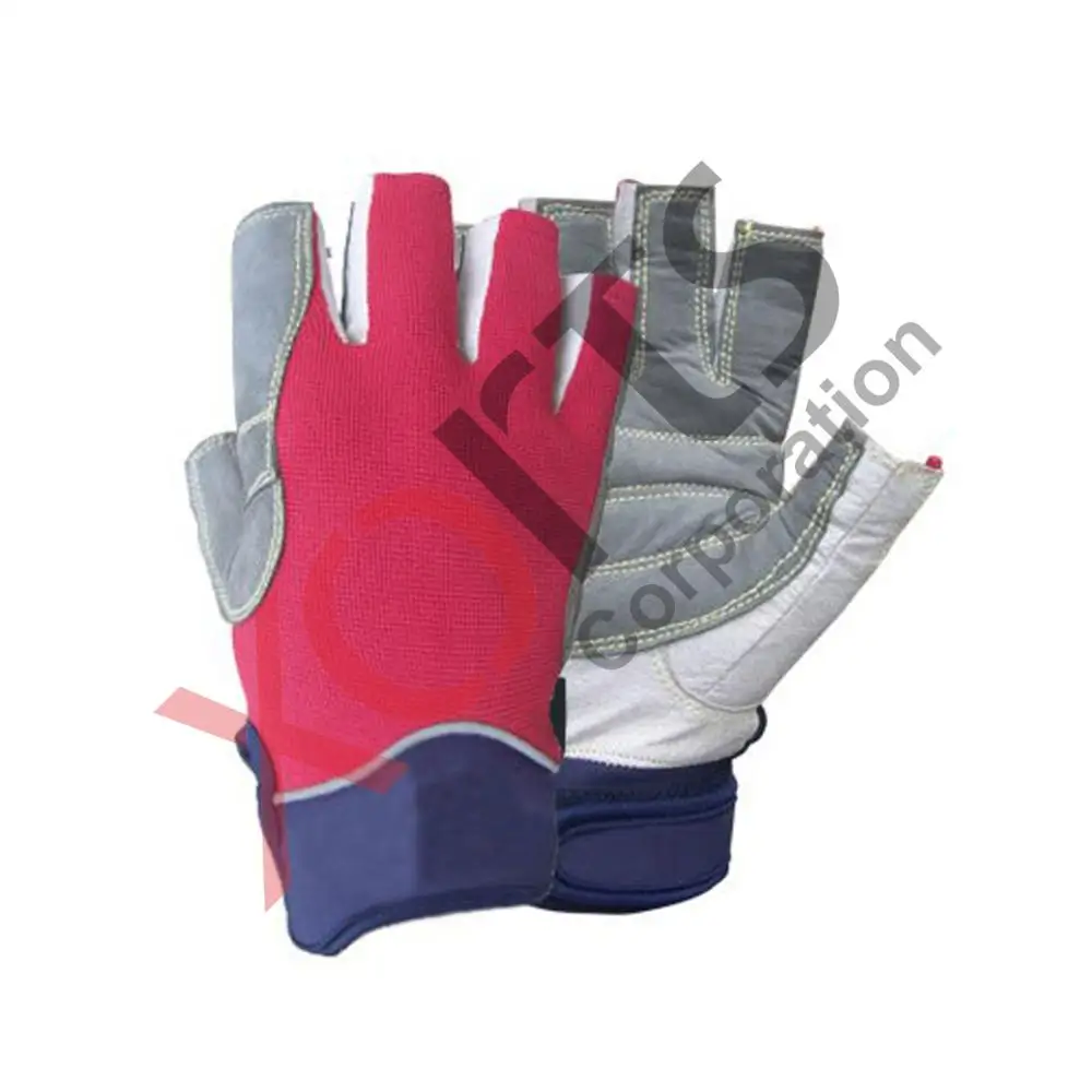 Half Short Finger Fishing Sailing Gloves