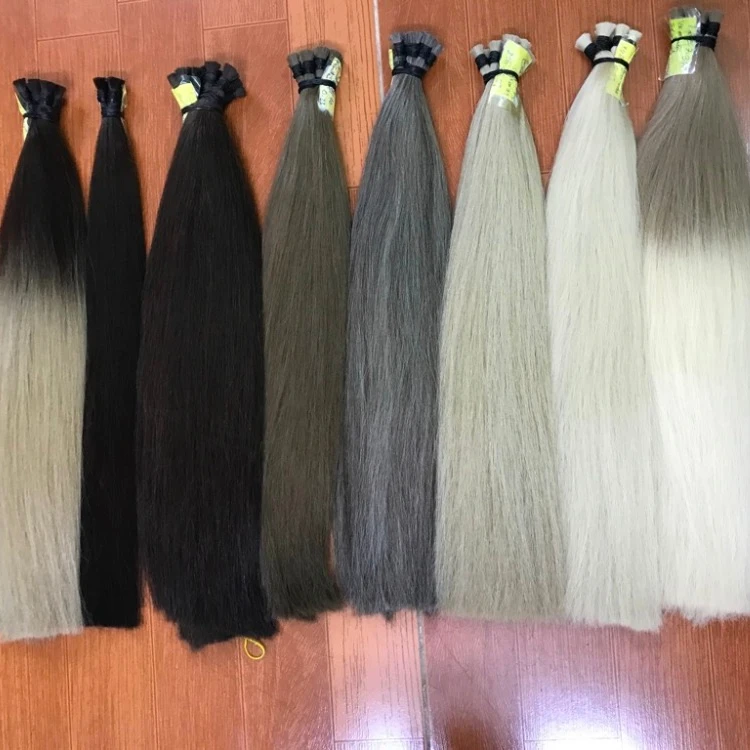 
salt and pepper human hair extensions 