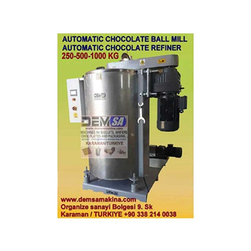 High Quality Best Price Automatic Chocolate Ball Mill Made In Turkey