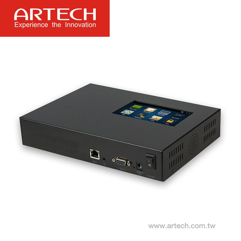 ARTECH AQSx - SIP stand-alone voice recorder, 500GB hard disk storage, 5inch touch screen