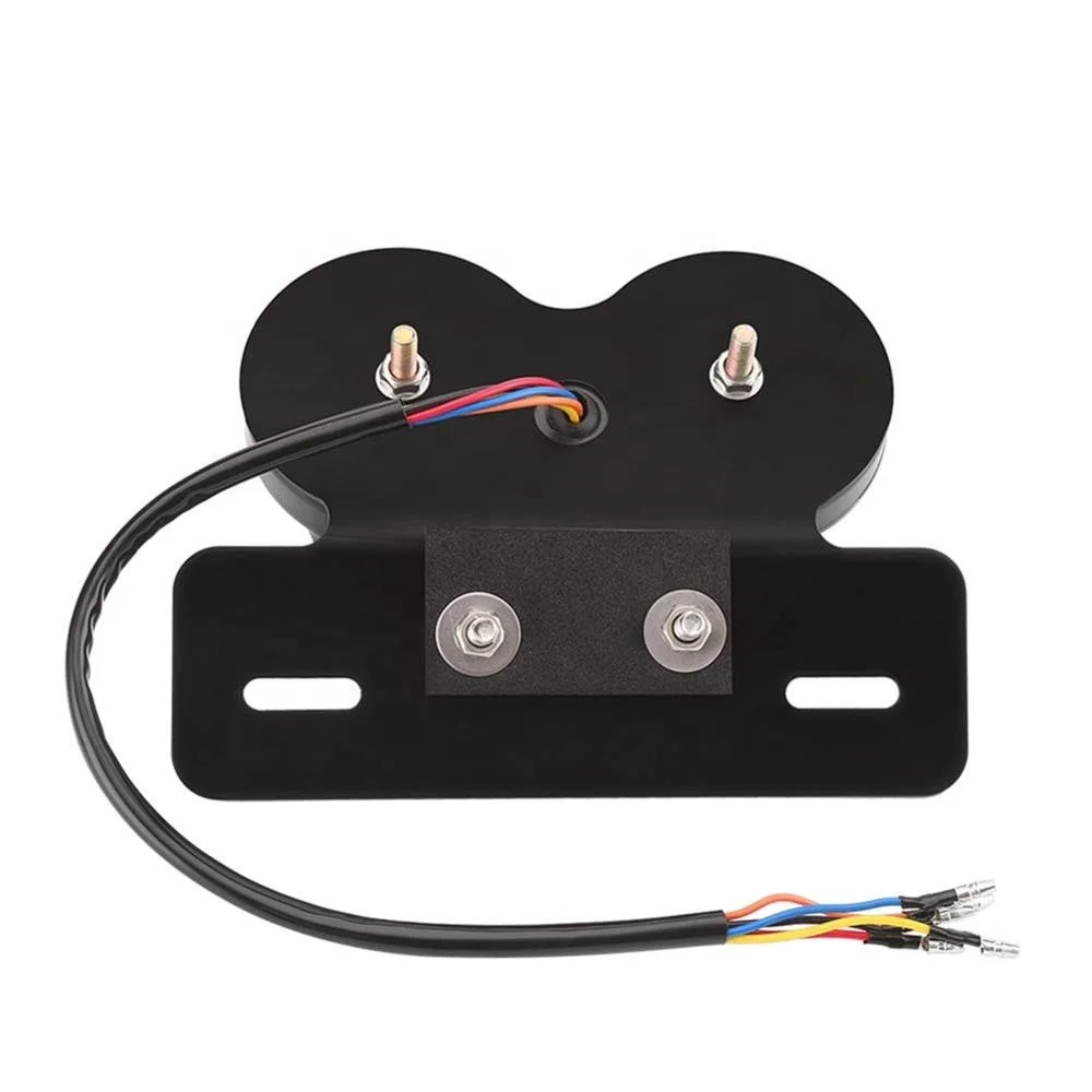 40 Вт мотоциклетный задний фонарь светодиодный сигнал поворота Стоп-сигнал с кронштейном номерного знака для Harley для Honda Для Yamaha для Suzuki